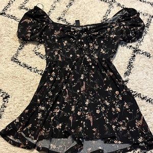 Windsor Black Floral Romper